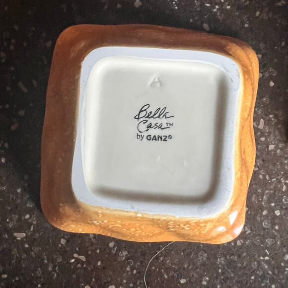 Bella Casa by Ganz Serving Bowl with 3 smaller bowls Featuring Autumn Leaves - Picture 9 of 13